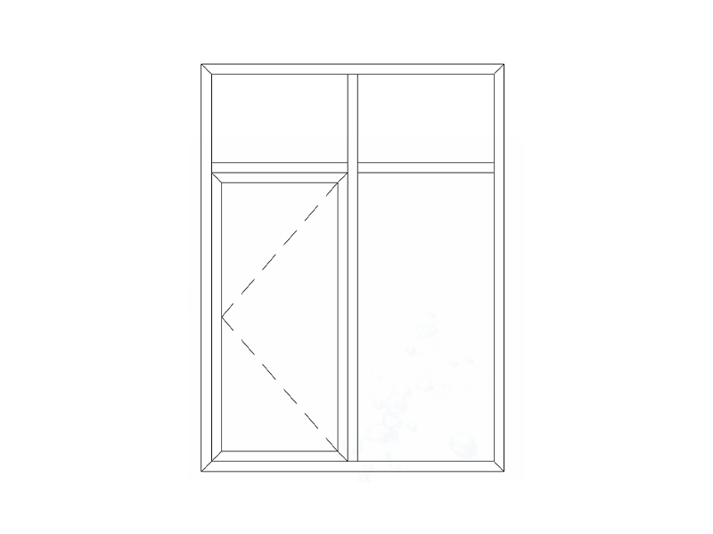 70 Series casement window swing outward (thermal break)